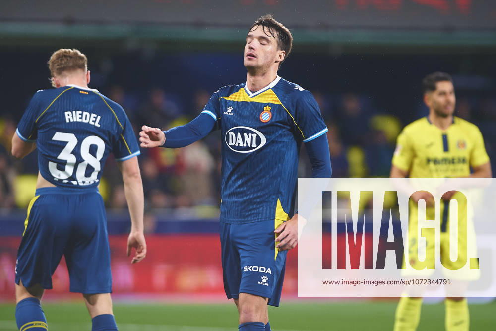 Urko Gonzalez RCD Espanyol during the LaLiga EA Sports match between Villarreal CF and Espanyol Barcelona at Estadio de la Ceramica on February 9, 2026 in Villarreal, Spain Photo by Maria Jose Segovia DeFodi Images