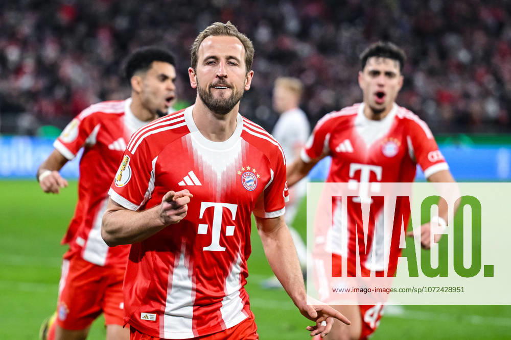 Harry Kane FC Bayern Munich celebrates after scoring his team s first goal during the DFB Cup Quarter final match between FC Bayern Munich and RB Leipzig, Allianz Arena on February 11, 2026 in Munich, Germany Photo by Harry Langer DeFodi Images Harry Kane FC Bayern Munich celebrates after scoring his team s first goal during the DFB Cup Quarter final match between FC Bayern Munich and RB Leipzig at Allianz Arena on February 11, 2026 in München, Germany Photo by Harry Langer DeFodi Images DFL regulations prohibit any use of photographs as image sequences and or quasi video Photo by Harry Langer DeFodi Images DFL regulations prohibit any use of photographs as image sequences and or quasi video