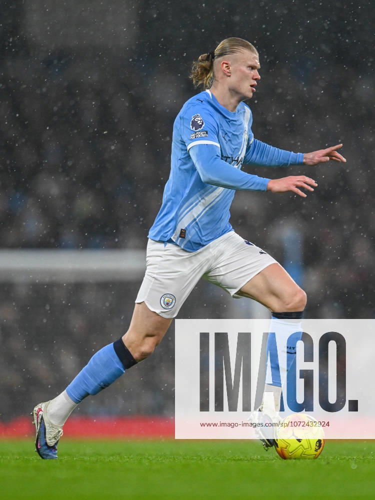 Manchester City v Fulham Premier League Erling Haland of Manchester City during the Premier League match at the Etihad Stadium, Manchester 11 02 2026 UK Newspapers OUT