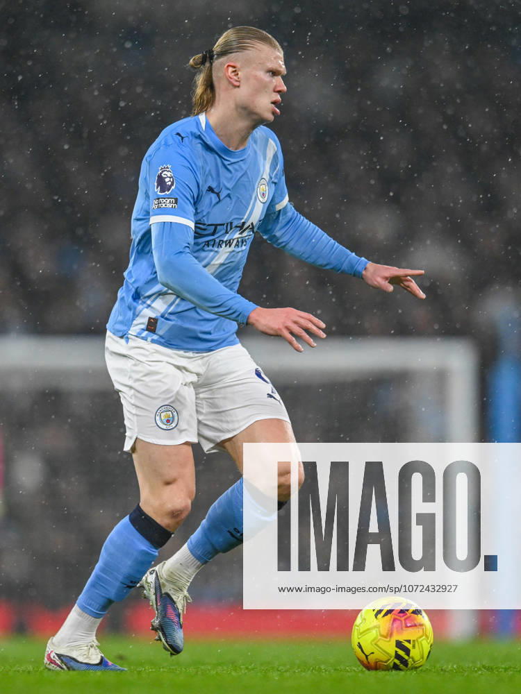 Manchester City v Fulham Premier League Erling Haland of Manchester City during the Premier League match at the Etihad Stadium, Manchester 11 02 2026 UK Newspapers OUT