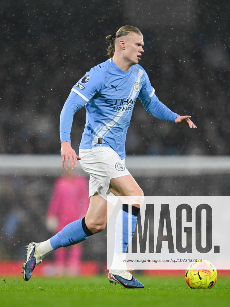 Manchester City v Fulham Premier League Erling Haland of Manchester City during the Premier League match at the Etihad Stadium, Manchester 11 02 2026 UK Newspapers OUT