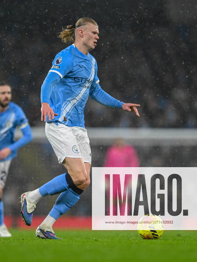 Manchester City v Fulham Premier League Erling Haland of Manchester City during the Premier League match at the Etihad Stadium, Manchester 11 02 2026 UK Newspapers OUT