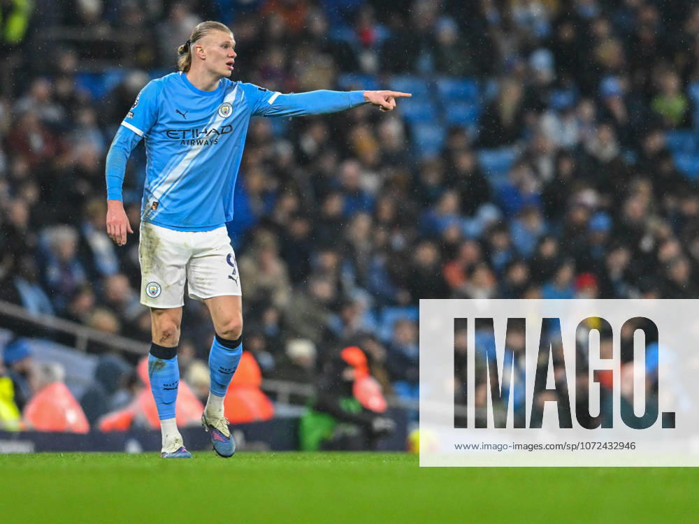 Manchester City v Fulham Premier League Erling Haland of Manchester City during the Premier League match at the Etihad Stadium, Manchester 11 02 2026 UK Newspapers OUT