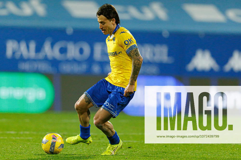 Ricard Sanchez seen during Liga Portugal game between teams of GD Estoril Praia and Vitoria SC at Estadio Antonio Coimbra da Mota (Maciej Rogowski Ball Raw Images) Estoril Estadio Antonio Coimbra da Mota Portugal