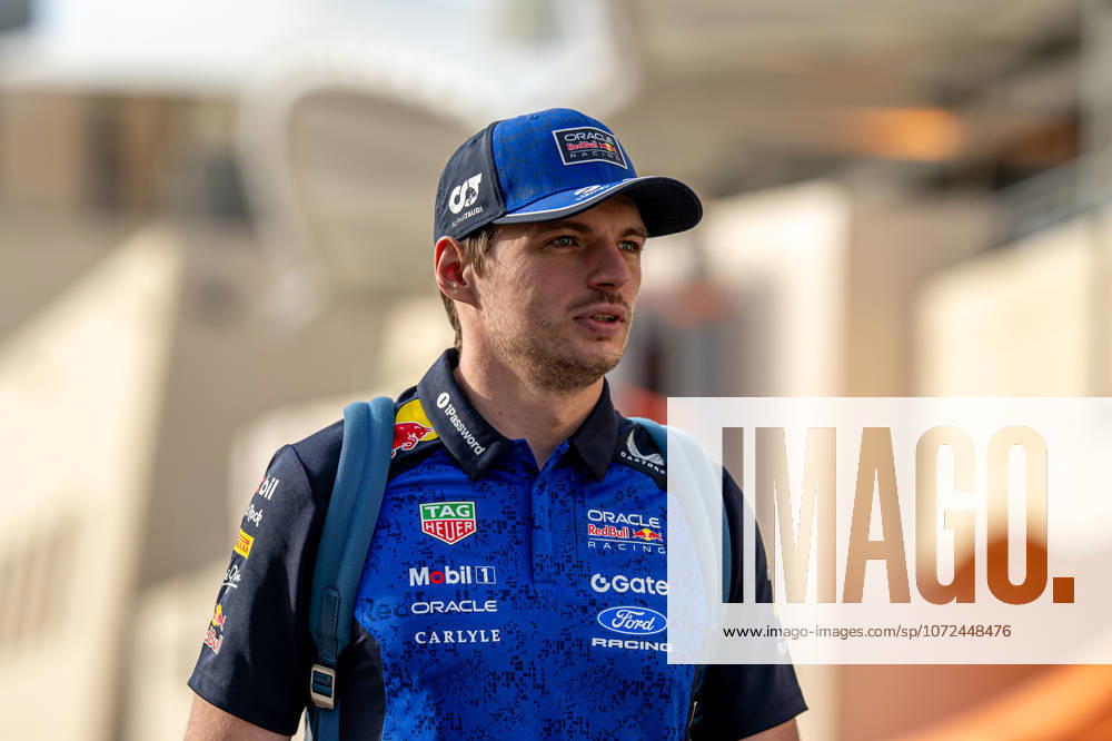 SAKHIR, BAHRAIN: Max Verstappen, racing for the Red Bull Racing team during the 2026 Formula 1 Winter Testing at the Bahrain International Circuit in Sakhir, Bahrain