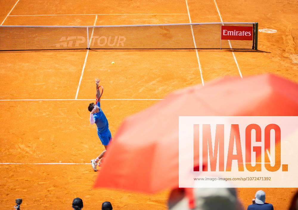TENNIS - Internazionali di Tennis - Argentina Open 2026 ATP, Tennis Herren 250 Buenos Aires Argentinian player Roman Burruchaga serving at ATP 250 Argentina Open 2026 (in Buenos Aires Lawn Tennis Club) during Argentina Open 2026 ATP 250 Buenos Aires , International Tennis match in Buenos Aires, Argentina, February 11 2026 Buenos Aires Argentina