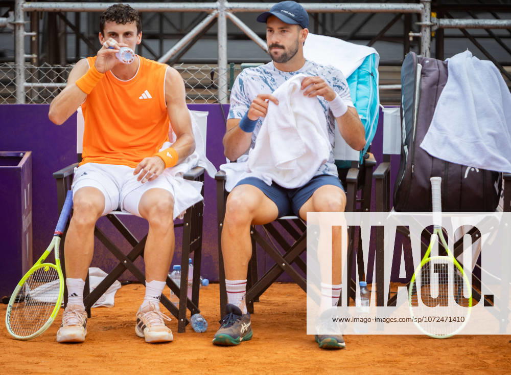 TENNIS - Internazionali di Tennis - Argentina Open 2026 ATP, Tennis Herren 250 Buenos Aires Argentinian player Juan Manuel Cerundolo and Mariano Kestelboim doubles players at ATP 250 Argentina Open 2026 (in Buenos Aires Lawn Tennis Club) during Argentina Open 2026 ATP 250 Buenos Aires , International Tennis match in Buenos Aires, Argentina, February 11 2026 Buenos Aires Argentina