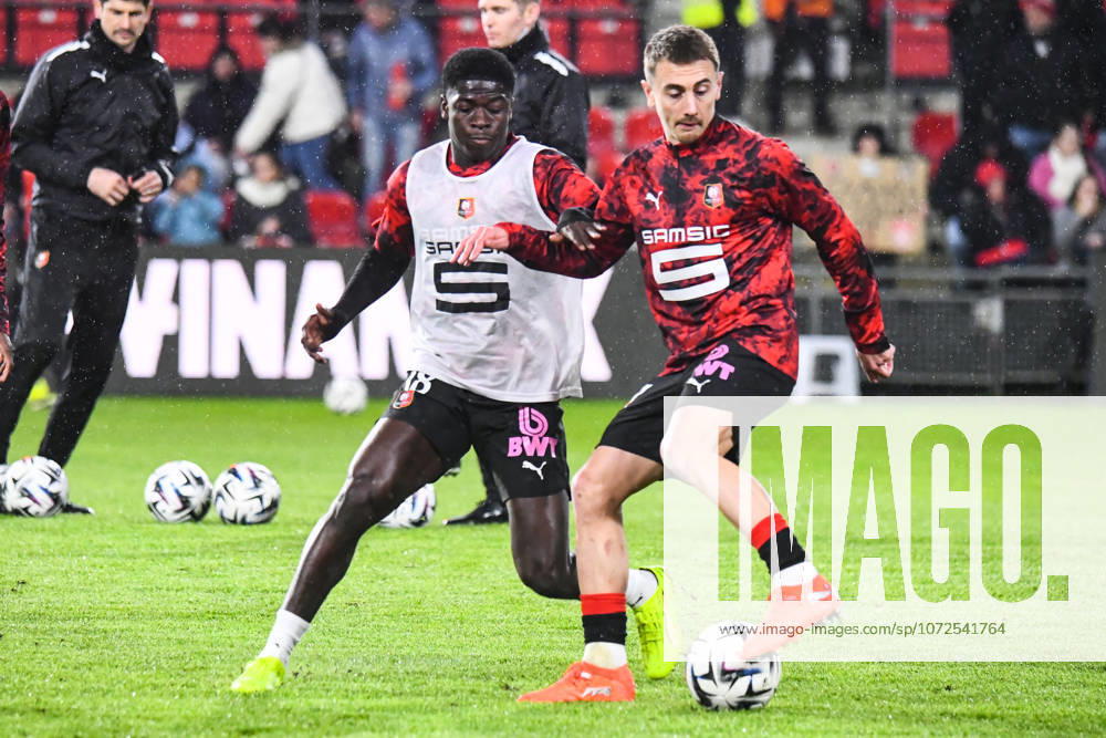 Valentin Rongier (Stade Rennais) Mahamadou Nagida (Stade Rennais)