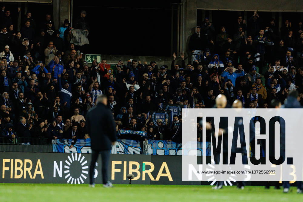 Fans of FC Porto seen during Liga Portugal game between Casa Pia AC and FC Porto (Maciej Rogowski Ball Raw Images) Rio Maior Estadio Municipal Rio Maior Portugal