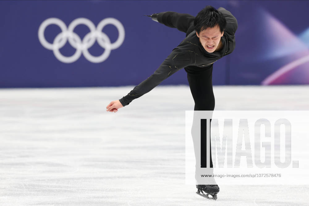 Milano Cortina 2026, Milan, Italy, 13.02, 2026, MiCo2026, MiCo, 2026, Olympics, Olympic, Winter Olympic, Olympic Winter games, Winterspiele,Spiele, Summer games Ifigure skating Adam Siao Him Fa of France performs during his Mens single free skaiting competitions of Milano Cortina 2026 Olympic Winter Games in Milan, Italy, 13.02.2026. Photo: Roman Koksarov (RKF) Milan Italy