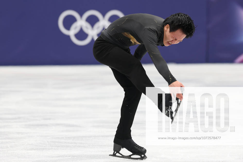 Milano Cortina 2026, Milan, Italy, 13.02, 2026, MiCo2026, MiCo, 2026, Olympics, Olympic, Winter Olympic, Olympic Winter games, Winterspiele,Spiele, Summer games Ifigure skating Adam Siao Him Fa of France performs during his Mens single free skaiting competitions of Milano Cortina 2026 Olympic Winter Games in Milan, Italy, 13.02.2026. Photo: Roman Koksarov (RKF) Milan Italy