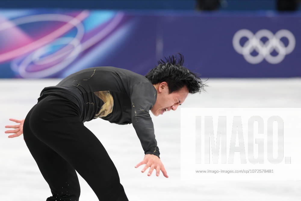 Milano Cortina 2026, Milan, Italy, 13.02, 2026, MiCo2026, MiCo, 2026, Olympics, Olympic, Winter Olympic, Olympic Winter games, Winterspiele,Spiele, Summer games Ifigure skating Adam Siao Him Fa of France performs during his Mens single free skaiting competitions of Milano Cortina 2026 Olympic Winter Games in Milan, Italy, 13.02.2026. Photo: Roman Koksarov (RKF) Milan Italy