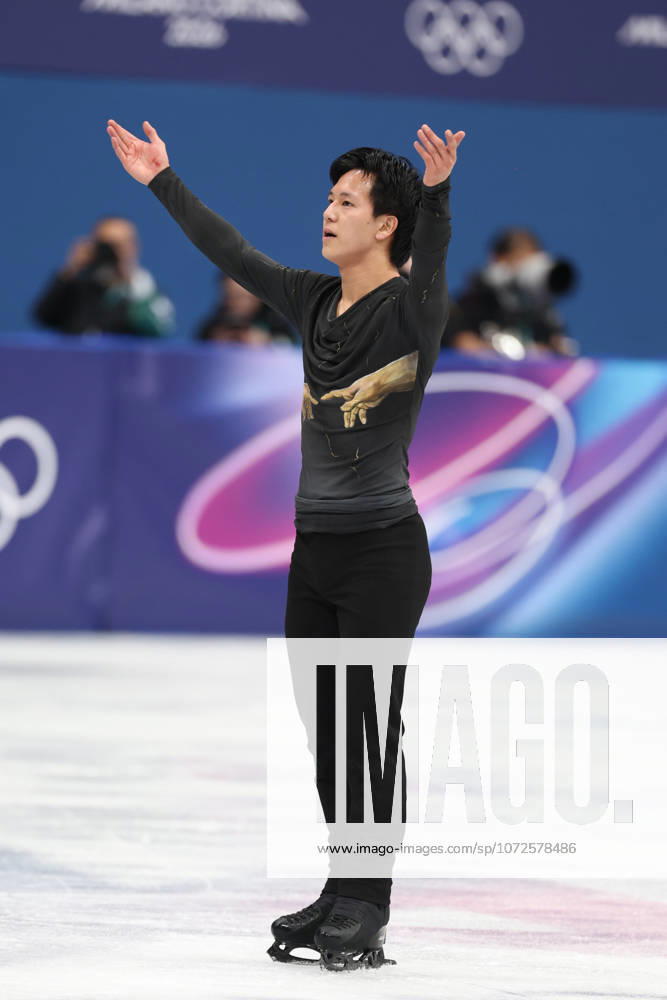 Milano Cortina 2026, Milan, Italy, 13.02, 2026, MiCo2026, MiCo, 2026, Olympics, Olympic, Winter Olympic, Olympic Winter games, Winterspiele,Spiele, Summer games Ifigure skating Adam Siao Him Fa of France performs during his Mens single free skaiting competitions of Milano Cortina 2026 Olympic Winter Games in Milan, Italy, 13.02.2026. Photo: Roman Koksarov (RKF) Milan Italy