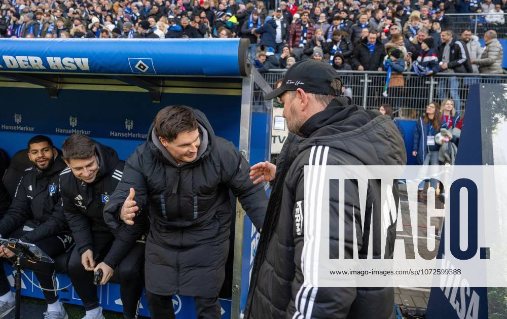 Soccer, Men, Season 2025 2026, 1 Bundesliga 22 Matchday , Hamburger SV 1 FC Union Berlin, f l Coach Merlin Polzin Hamburger SV , Coach Steffen Baumgart 1 FC Union Berlin , 14 02 2026,