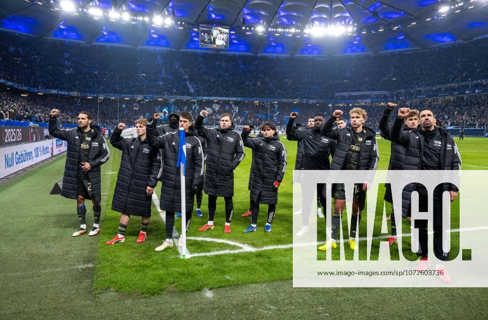 Soccer, Men, Season 2025 2026, 1 Bundesliga 22 Matchday , Hamburger SV 1 FC Union Berlin, Union disappointment after final whistle, 14 02 2026,