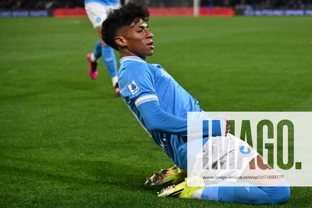 Dc Napoli 15 02 2026 - campionato di calcio serie A Napoli-Roma foto Domenico Cippitelli Image nella foto: esultanza gol Allison Santos