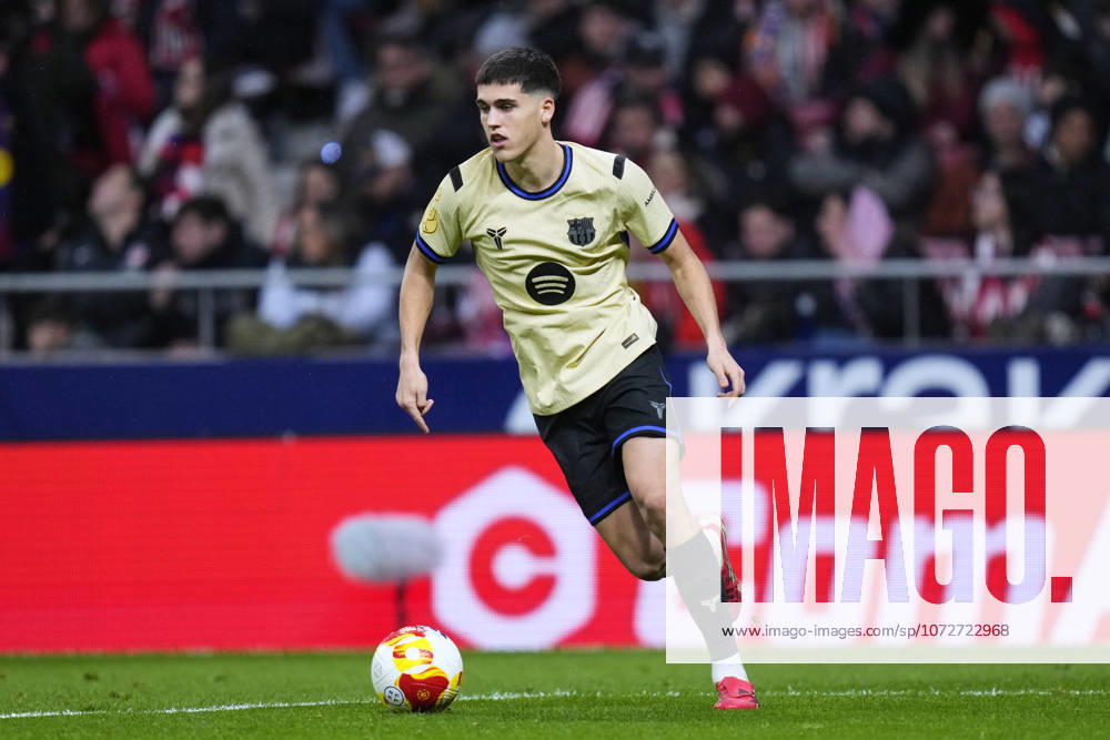 ESP: Atletico de Madrid - FC Barcelona, Barca La Liga EA Sports. Semi-Finals, first leg. Pau Cubarsi of FC Barcelona during the Copa del Rey match, Semi-Finals, first leg between Atletico de Madrid and FC Barcelona played at Riyadh Metropolitano Stadium on February 12, 2025 in Madrid. kpng