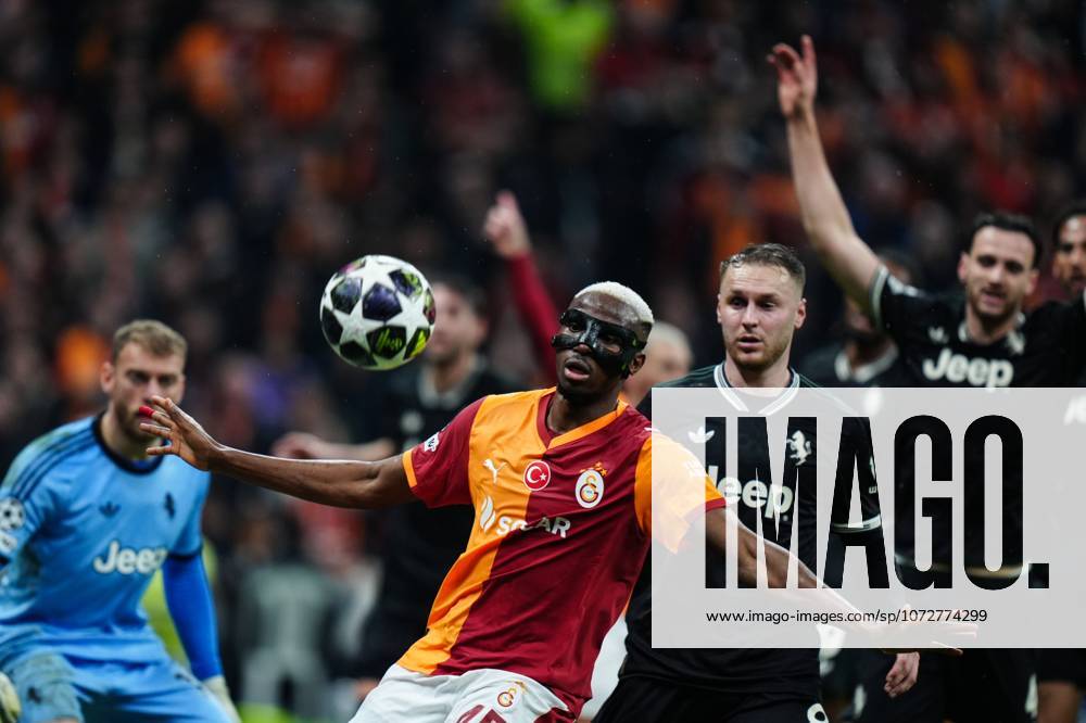 Galatasaray v Juventus - UEFA Champions League ISTANBUL, TURKIYE - FEBRUARY 17: Victor Osimhen (45) of Galatasaray in action during UEFA Champions League last 16 playoff round first leg football match between Galatasaray and Juventus at RAMS Park in Istanbul, Turkiye on February 17, 2026. Hakan Akgun Anadolu Istanbul Turkey. Editorial use only. Please get in touch for any other usage.