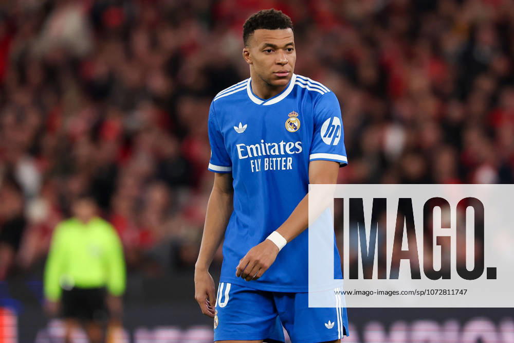 FBL UEFA Champions League 2025 26 SL Benfica Real Madrid Kylian Mbappe Real Madrid dissapointed during UEFA Champions League 2025 26 KO play offs match between Sport Lisboa e Benfica and Real Madrid at Estadio da Luz on Thursday 17 February 2026 in Lisbon, Portugal
