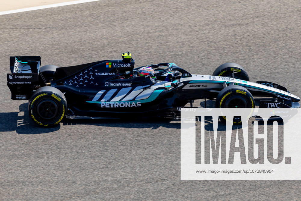 Kimi Antonelli Mercedes AMG Petronas Formula One Team, Italy, 12 in W17, BAH, Formula 1 World Championship, Pre Season Test 2, Bahrain International Circuit, Test Day 1, 2026 season, 18 02 2026 BAH, Formula 1 World Championship, Pre Season Test 2, Bahrain International Circuit, Test Day 1, 2026 season, 18 02 2026 Sakhir