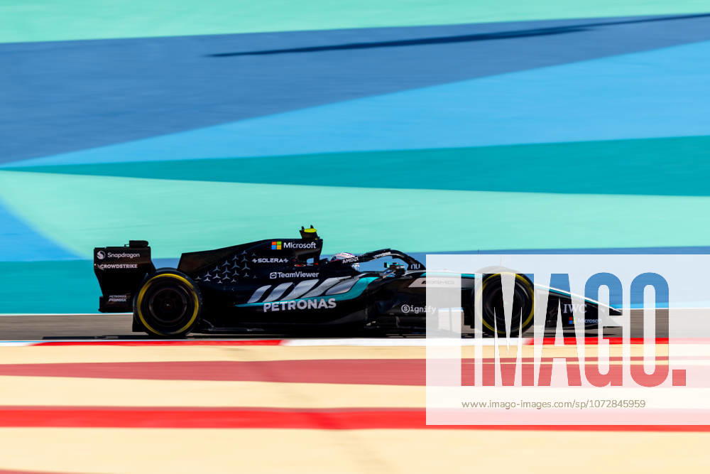 Kimi Antonelli Mercedes AMG Petronas Formula One Team, Italy, 12 in W17, BAH, Formula 1 World Championship, Pre Season Test 2, Bahrain International Circuit, Test Day 1, 2026 season, 18 02 2026 BAH, Formula 1 World Championship, Pre Season Test 2, Bahrain International Circuit, Test Day 1, 2026 season, 18 02 2026 Sakhir