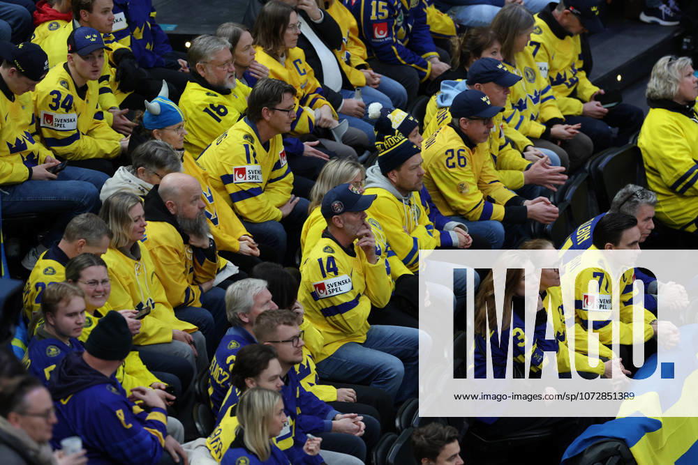 Ice hockey, Eishockey - Milano Cortina 2026 Winter Olympics: Day 13 A Sweden supporter attends the Ice Hockey Women Switzerland vs Sweden Bronze Medal Game on day thirteen of the Milano Cortina 2026 Winter Olympic Games, Olympische Spiele, Olympia, OS at Milano Santagiulia Ice Hockey Arena in Milan, Italy, on February 19, 2026. Milano Italy