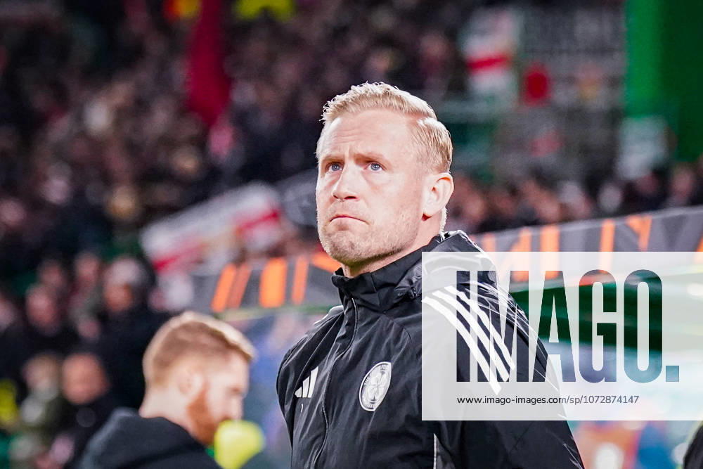 Football UEFA Europa League 2025 2026, Play Offs first leg Celtic FC Glasgow vs VfB Stuttgart Celtic Park Stadium Glasgow, Scotland Kasper Schmeichel Celtic Glasgow, 1