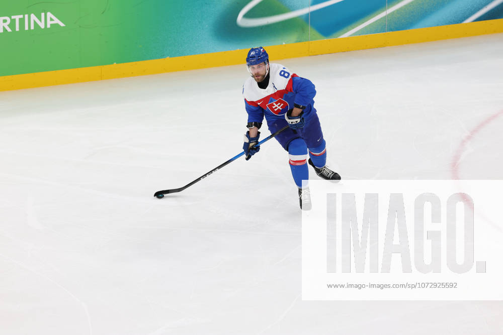Ice hockey, Eishockey - Milano Cortina 2026 Winter Olympics: Day 14 In Milan, Italy, on February 20, 2026, Cernak Erik participates in the Ice Hockey Men s Play-offs Semifinals between the United States of America and Slovakia on day fourteen of the Milano Cortina 2026 Winter Olympic Games, Olympische Spiele, Olympia, OS at Milano Santagiulia Ice Hockey Arena Milano Italy