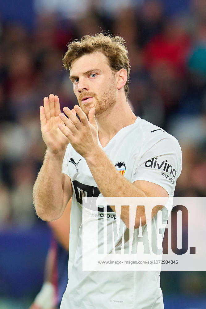Levante UD v Valencia CF- LaLiga EA Sports VALENCIA, SPAIN - FEBRUARY 15: Lucas Beltran of Valencia CF reacts during to the LaLiga EA Sports match between Levante UD and Valencia CF at Estadio Ciutat de Valencia on February, 2026 in Valencia, Spain. (Photo by Jose Torres Photo Players Images Magara Press) Valencia Estadio Ciutat de Valencia Spain