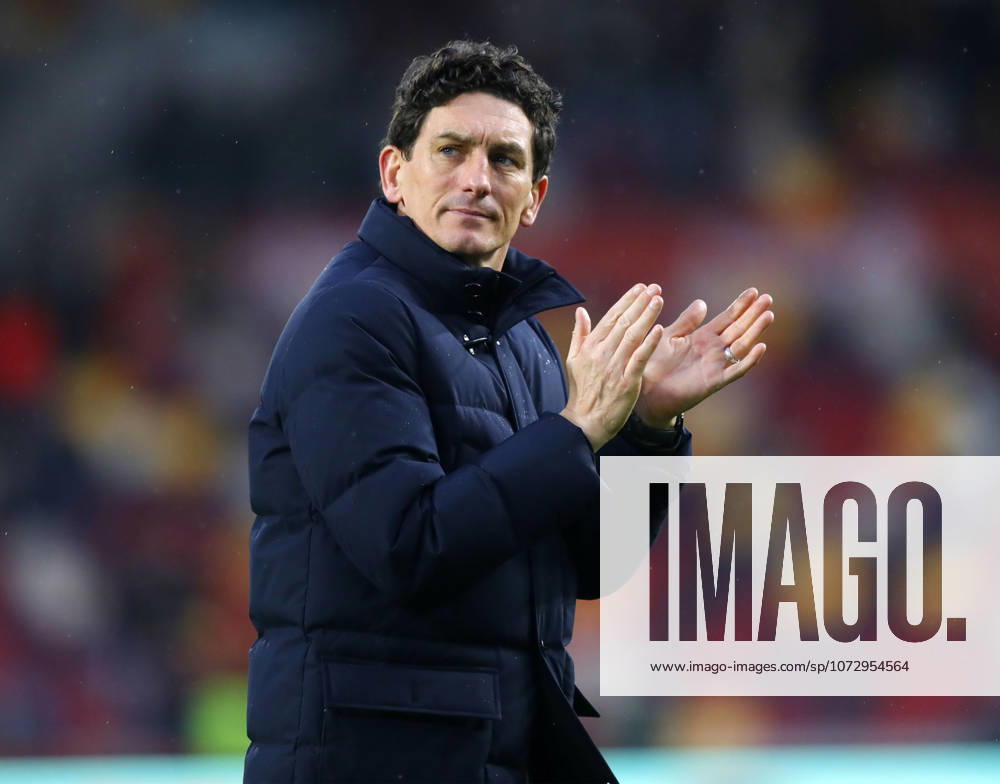 Brentford v Brighton and Hove Albion, London, UK - 21 Feb 2026 Keith Andrews, Manager of Brentford looks dejected after losing during the Premier League match between Brentford and Brighton and Hove Albion at Gtech Community Stadium, London on 21 February 2026 ( London Gtech Community Stadium London England