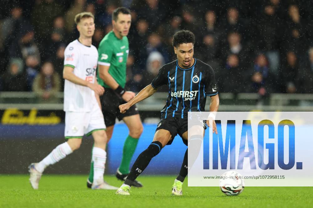 Club s Felix Lemarechal pictured in action during a soccer match between Club Brugge and Oud-Heverlee Leuven, Saturday 21 February 2026 in Brugge, on day 26 (out of 30) of the 2025-2026 Jupiler Pro League first division of the Belgian championship. BRUNOxFAHY x164442691x