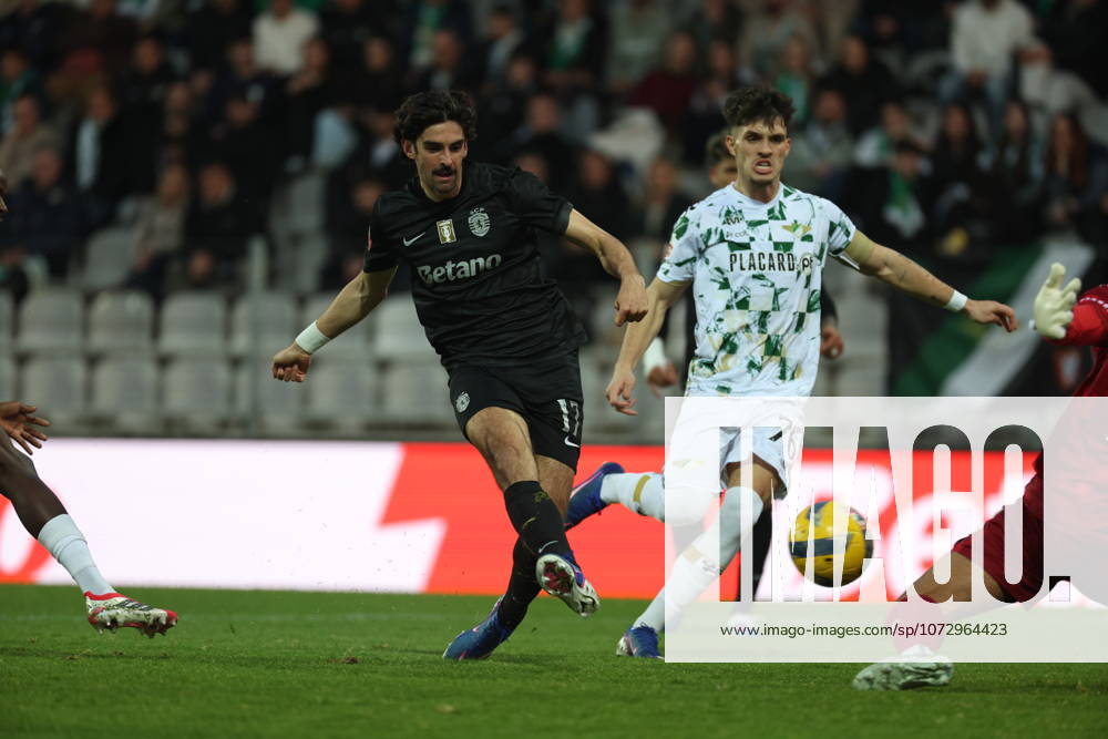 Francisco Trincao (Sporting CP) in action during the match between Moreirense FC and Sporting CP, valid for Liga Portugal Betclic 2025 2026 at Estadio Comendador Joaquim Almeida on 21 February 2026. Moreira de Conegos Estadio Comendador Joaquim Almeida Moreira de Conegos Portugal