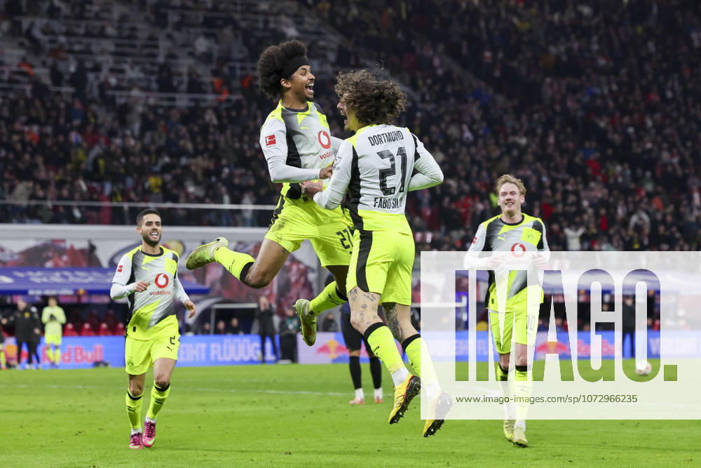 Fabio Silva Borussia Dortmund celebrates scoring his teams second goal with Karim Adeyemi Borussia Dortmund , Bundesliga, RB Leipzig v Borussia Dortmund, Red Bull Arena, February 21, 2026 in Leipzig, Germany Photo by Marco Steinbrenner DeFodi Images Fabio Silva Borussia Dortmund celebrates after scoring his teams second goal with Karim Adeyemi Borussia Dortmund , Bundesliga, RB Leipzig v Borussia Dortmund, Red Bull Arena, February 21, 2026 in Leipzig, Germany Photo by Marco Steinbrenner DeFodi Images DFL regulations prohibit any use of photographs as image sequences and or quasi video