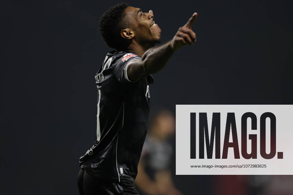 SC Braga v Vitoria SC - Primeira Liga Gustavo Silva of Vitoria Guimaraes celebrates a goal during the Liga Portugal game between SC Braga and Vitoria Guimaraes at Estadio Municipal Braga in Braga, Portugal, on February 21, 2026. braga Braga Portugal