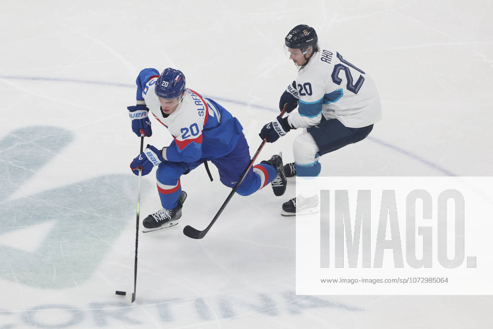 Ice hockey, Eishockey - Milano Cortina 2026 Winter Olympics: Day 15 In Milan, Italy, on February 21, 2026, AHO Sebastian and SLAFKOVSKY Juraj participate in the Ice Hockey Men s Bronze Medal Game between Slovakia and Finland on day fifteen of the Milano Cortina 2026 Winter Olympic Games, Olympische Spiele, Olympia, OS at Milano Santagiulia Ice Hockey Arena. Milano Italy