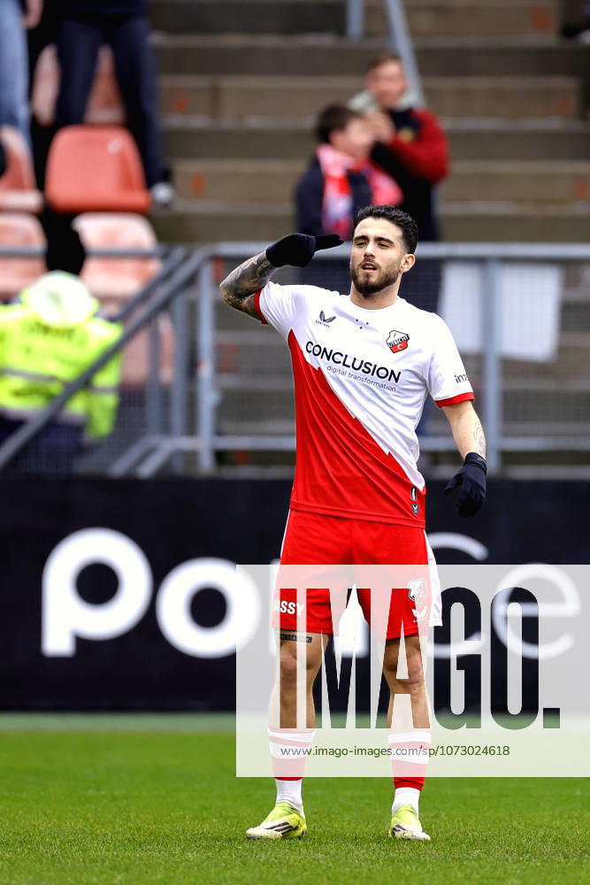 Eredivisie: FC Utrecht v PEC Zwolle Utrecht - Angel Alarcon of FC Utrecht during the 2025 2026 Eredivisie season. The match is set between FC Utrecht - PEC Zwolle Eredivisie 2025-2026 at Stadion Galgenwaard on 22 February 2026 in Utrecht, The Netherlands. (VK Sportphoto Raymond Smit)