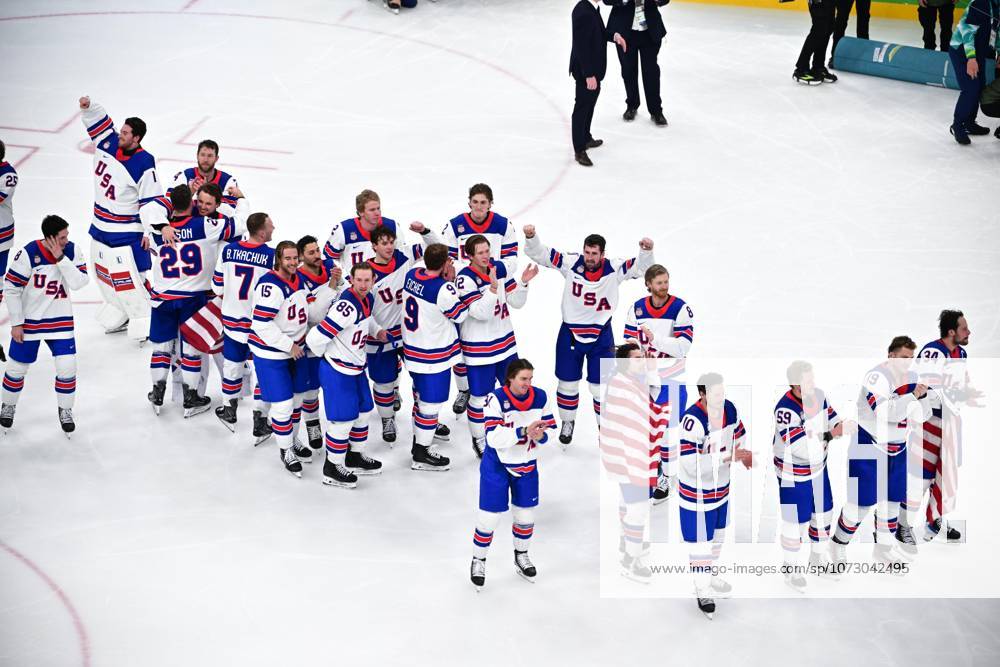 ICE HOCKEY MILAN JO CORTINA 2026 2026 CANADA ETATS UNIS 1 2 ap SANTAGIULIA ICE HOCKEY ARENA MILAN ITALIE 22 02 2026 PAPON BERNARD MILAN SANTAGIULIA ICE HOCKEY ARENA Italie GermanyxJapanxUKxFrancexBelgiumxOUT