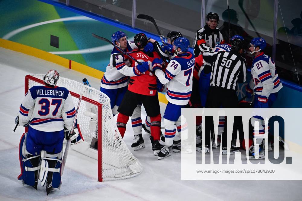 HOCKEY SUR GLACE JO MILAN CORTINA 2026 2026 CANADA ETATS UNIS 1 2 ap SANTAGIULIA ICE HOCKEY ARENA MILAN ITALIE 22 02 2026 PAPON BERNARD 2e tiers temps MILAN SANTAGIULIA ICE HOCKEY ARENA Italie GermanyxJapanxUKxFrancexBelgiumxOUT