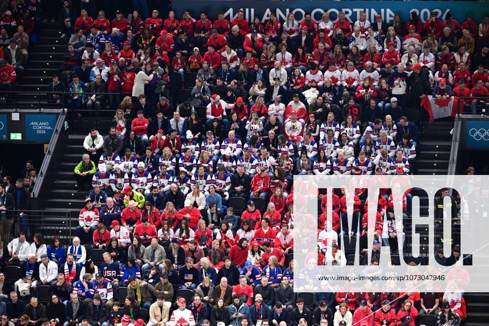 HOCKEY SUR GLACE JO MILAN CORTINA 2026 2026 CANADA ETATS UNIS 1 2 ap SANTAGIULIA ICE HOCKEY ARENA MILAN ITALIE 22 02 2026 PAPON BERNARD 1er tiers temps MILAN SANTAGIULIA ICE HOCKEY ARENA Italie GermanyxJapanxUKxFrancexBelgiumxOUT