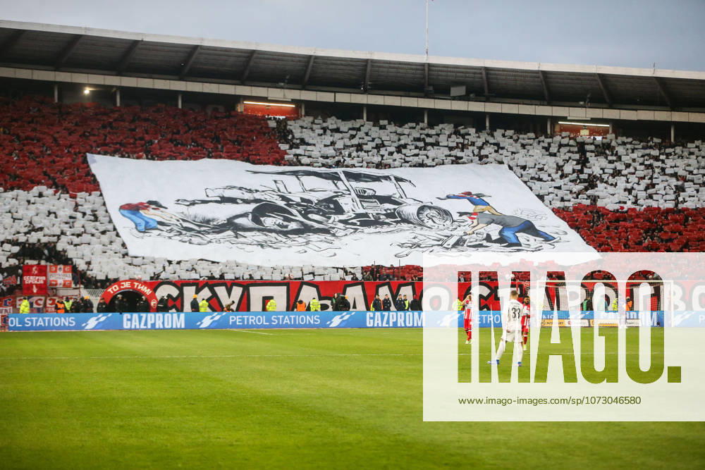 Crvena Zvezda v Partizan - Serbian SuperLiga BELGRADE, SERBIA - FEBRUARY 22: Players in action during the Serbian SuperLiga football match between Crvena Zvezda and Partizan at Rajko Mitic Stadium in Belgrade, Serbia on February 22, 2026. Filip Stevanovic Anadolu Belgrade Serbia. Editorial use only. Please get in touch for any other usage.