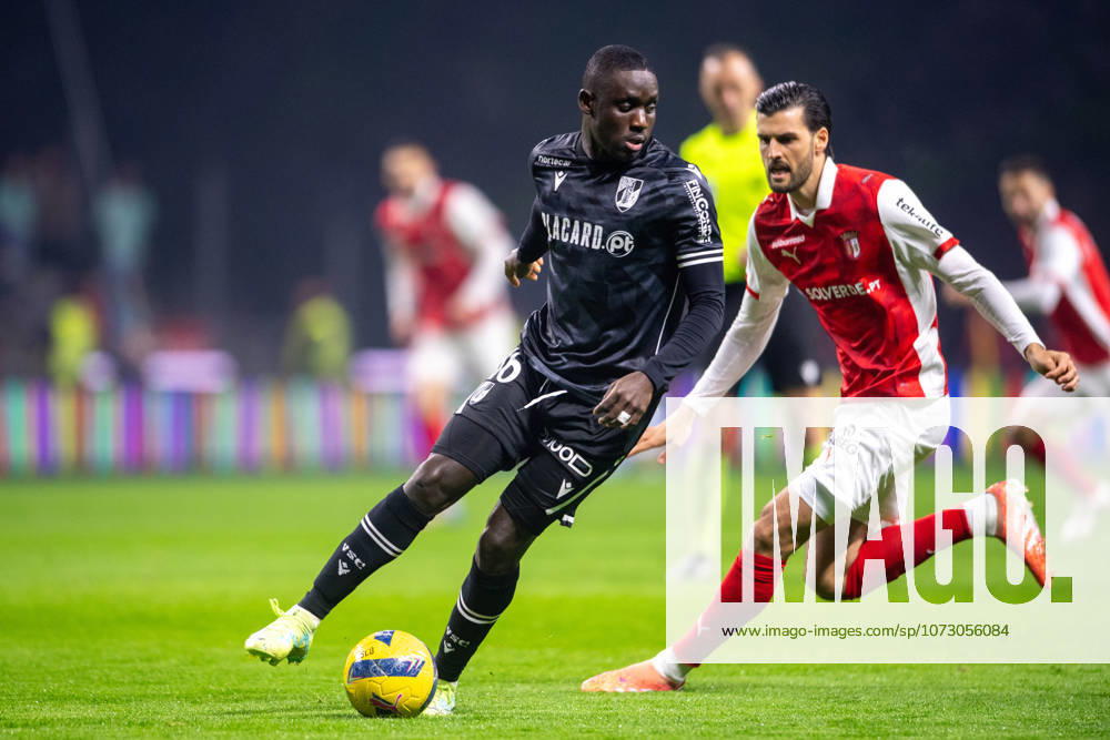 BRAGA, PORTUGAL - FEBRUARY 21: BENI from Vitoria SC is seen on action during the Liga Portugal Betclic 2025 26 League match between SC Braga and Vitoria SC, at Estadio Municipal de Braga on February 21, 2026 in Braga, Portugal Braga Portugal - ZUMAl192 20260221_zsp_l192_039