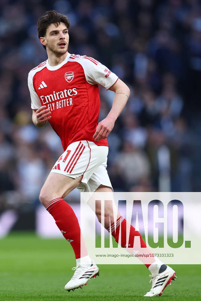 London, England, 22nd February 2026. Declan Rice of Arsenal during the Tottenham Hotspur vs Arsenal Premier League match at the Tottenham Hotspur Stadium, London. Picture credit should read: Paul Terry Sportimage . SPI_159_PT_Tottenham_Arsenal SPI-4545-0159
