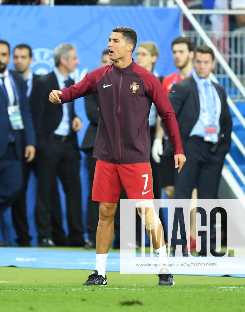 Portugal wins UEFA EURO, EM, Europameisterschaft,Fussball 2016 PARIS, FRANCE - JULY 10: Portugal s Cristiano Ronaldo is seen during the Euro 2016 final football match between Portugal and France at the Stade de France in Saint-Denis, north of Paris, France on July 10, 2016. Ile-de-France France. Editorial use only. Please get in touch for any other usage.