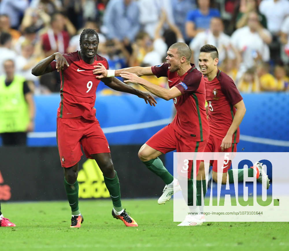 Portugal wins UEFA EURO, EM, Europameisterschaft,Fussball 2016 PARIS, FRANCE - JULY 10: Portugal s Eder celebrates after scoring a goal during the Euro 2016 final football match between Portugal and France at the Stade de France in Saint-Denis, north of Paris, France on July 10, 2016. Ile-de-France France. Editorial use only. Please get in touch for any other usage.