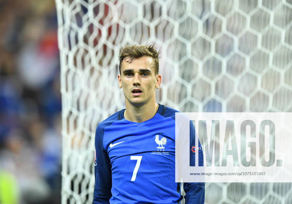 Portugal wins UEFA EURO, EM, Europameisterschaft,Fussball 2016 PARIS, FRANCE - JULY 10: Antoine Griezmann of France is seen after Portugal won the Euro 2016 final football match at the Stade de France in Saint-Denis, north of Paris, France on July 10, 2016. Ile-de-France France. Editorial use only. Please get in touch for any other usage.