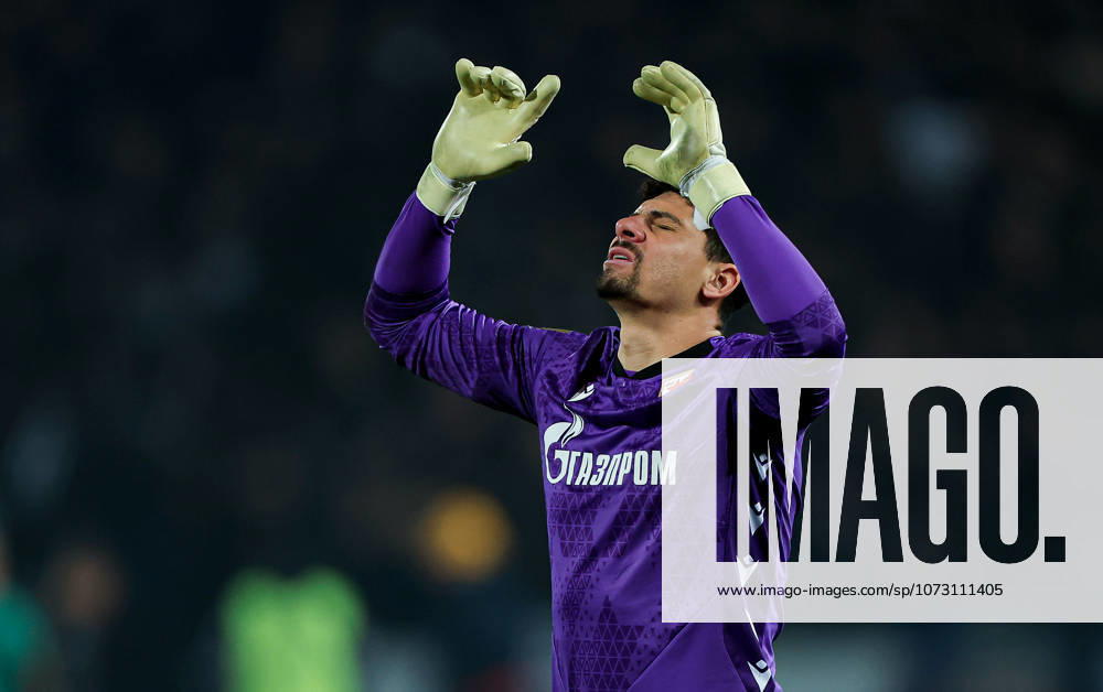 Crvena Zvezda v Partizan, Serbian Super League 2025 2026, round 24 Belgrade, Serbia. Feb. 22nd 2026. Crvena Zvezda s goalkeeper Lima Magalhaes Matheus during Serbian Superleague football match between Crvena Zvezda (Red Star) and Partizan on February 22. 2026. in Belgrade, Serbia. Belgrade Serbia
