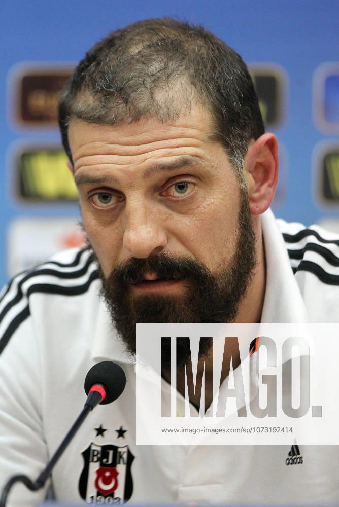 Slaven Bilic attends a press conference, PK, Pressekonferenz ISTANBUL, TURKEY - DECEMBER 10 : Head coach of Besiktas, Slaven Bilic attends a press conference ahead of UEFA Europa League Group C match against Tottenham Hotspur in Istanbul, Turkey on December 10, 2014. The game will be held at the Ataturk Olympic Stadium on December 11, 2014 in Istanbul, Turkey. Ahmet Dumanli Anadolu Agency Istanbul Turkey. Editorial use only. Please get in touch for any other usage.