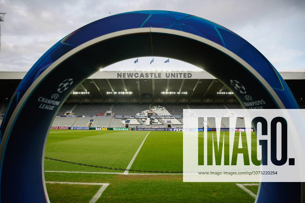 Newcastle United v FK QARABAG, Champions League St James Park prior to kick off during the Champions League match between Newcastle United and FK QARABAG at St. James s Park, Newcastle, UK on 24 February 2026. Newcastle St. James s Park Tyne and Wear UK Editorial use only ,