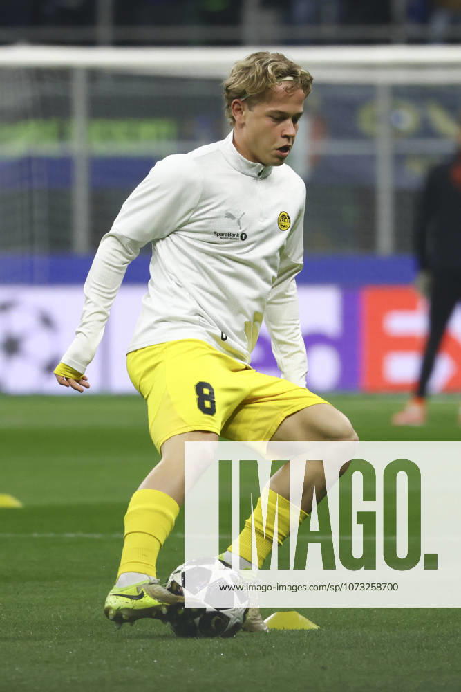 FC Internazionale Milano v FK Bodo Glimt - UEFA Champions League 2025 26 League Knockout Play-off Second Leg Sondre Auklend plays during the UEFA Champions League 2025 26 League Knockout Play-off Second Leg match between FC Internazionale Milano and FK Bodo Glimt in Milano, Italy, on February 24, 2026, at Giuseppe Meazza stadium Milano Italy