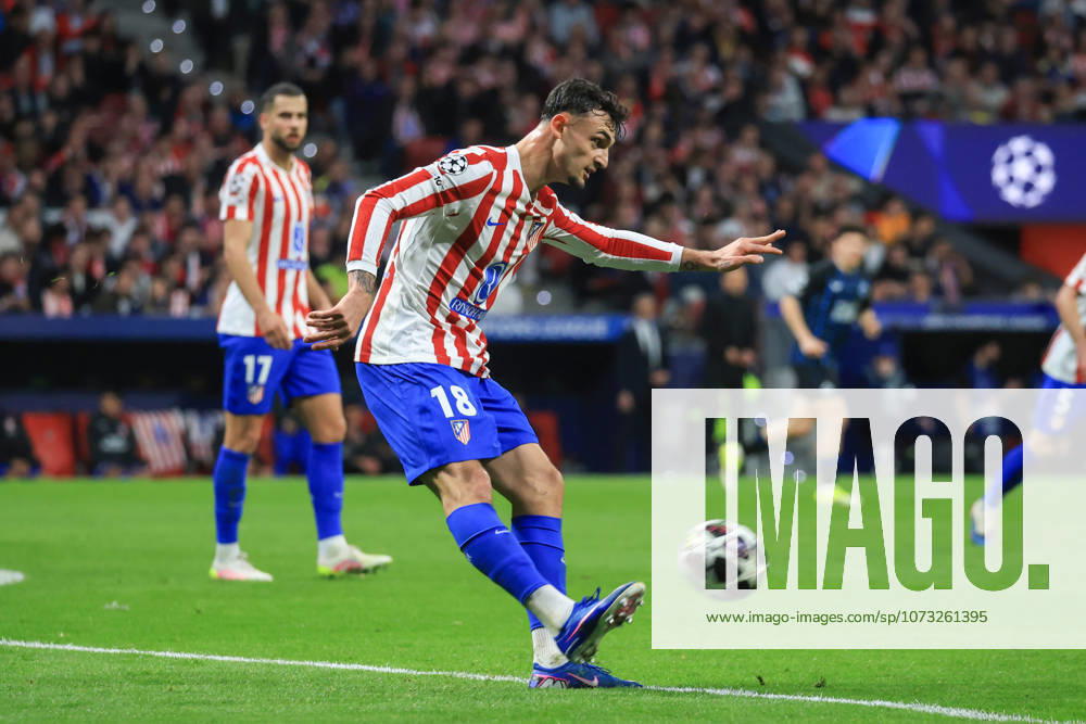 Spain - Atletico de Madrid vs Club Brugge KV - 24 02 2026 SPAIN, MADRID, FEBRUARY 24. Marc Pubill of Atletico de Madrid during the UEFA Champions League Knockout Play-off Second Leg football match between Atletico de Madrid and Club Brugge KV at Estadio Riyadh Air Metropolitano on February 24, 2026 in Madrid, Spain. Photo by Manuel Blondeau AOP.Press Madrid Riyadh Air Metropolitano Spain